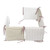 12pcs Baby Bed Protector Crib Bumper Pads Baby Bed Bumper In The Crib Cot Bumper Safety Cotton Blend