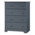 Home Square 2 Piece Nursery Furniture Set With Dresser And Chest In Gray