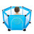 Lelinta 6 Sides Baby Playpen Playinghouse Kids Playpen Fence,indoors Or Outdoors Child Playpen Fence With Playmat, Breathable Mesh For Baby Travel And Go Playpens