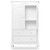 Evolur Aurora Armoire, Frost White