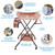 Portable Baby Changing Table Foldable Changing Table Dresser Changing Station For Infant Waterproof Diaper Changing Table Pad Topper Mobile Nursery Organizer For Newborn With 2 Storage Rack,khaki