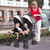 Baby-joy Foldable Twin Baby Double Stroller Kids Ultralight Umbrella Stroller Pushchair Grey