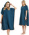 Changing Towel, Changing Robe Towel Poncho With Hood For Surfing Swimming Wetsuit Changing, Extremely Light And Fast-drying, One Size Fit All (dark Color)