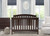 Delta Children Waverly 6-in-1 Convertible Crib, Greenguard Gold Certified, Walnut Espresso