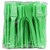 Pana 200 Pieces Cosmetic Disposable Plastic 2.5” Spatulas For Skin Care Facial Mask Spatula (green – 200 Pieces In A Box)