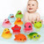 Set Of 5 Animals Bath Squirters Toy Set For Toddler, Colorful Assorted Sea Animals Flower Floating Bathtub Squirter Toys For Baby Shower Bath Tub Pool