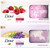 Dove Bath Bombs Bundle - Milk Swirls Vanilla Raspberry Creamsicle Bath Bombs And Dove Bath Bomb Milk Swirls Lavender & Honey Macaroon