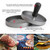 Robot-gxg Hamburger Press Patty Maker, Aluminum Non-stick Burger Press With 100pcs Waxed Papers, 4.6 Inch Diameter Meat Beef Veggie Burger Patty Maker For Bbq Barbecue Kitchen Grilling