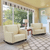 Yodolla Nursery Rocking Chairs With Spacious Wingback, Double Wide Rocker,cream