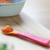 Tommee Tippee easigrip Self Feeding Fork & Spoon, Bacshield Antimicrobial Technology | Bpa-free, Chunky Handles (6+ Months)