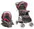 Disney Baby Lift & Stroll Plus Travel System, Minnie Coral Flowers