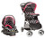 Disney Baby Lift & Stroll Plus Travel System, Minnie Coral Flowers