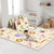 Fesfesfes Baby Play Mat Foldable Baby Crawling Mat Reversible Baby Play Gym Mat Non-slip