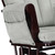 Baby Relax Huntington Glider Rocker With Storage And Ottoman, Espresso Finish With Gray Cushions