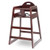 Stack-able Solid Wood High Chair For Restaurant & Home Use  Cherry
