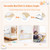 59 Inch Folding Breathable Baby Bed Rail Guard With Safety Strap-beige