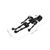 Frcolor 2 Pair Exquisite Universal Ear Jewelries Cool Attractive Earrings (black)