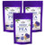 Ez Thai - Set Of 3 - Pure Dried Butterfly Pea Flower Tea Herbal 50gram For Hot Tea Mix, Iced Teas, Smoothie, Coolers, Cocktails Mixer, Cookies, Snacks And Coffee Mix - Dried Blue Flowers Tea