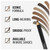 Rimmel Brow This Way Professional Eyebrow Pencil, 001 Dark Brown, 0.05 Oz