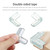 Eeekit 20pcs Baby Safety Table Edge Guards, Silicon Clear Corner Guards Protector Cushion L-shaped, Baby Proofing Furniture Edge Bumpers