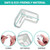 Eeekit 20pcs Baby Safety Table Edge Guards, Silicon Clear Corner Guards Protector Cushion L-shaped, Baby Proofing Furniture Edge Bumpers