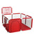 Baby Playpen Fence Folding Safety Barrier Children Playpen Game Tent 128cm Usa