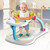 Latady Baby Walkers And Activity Center Walker For Baby Boy Steps 4-in-1 Infant & Baby Activity Walker Adjustable Baby Walker,white