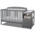 Delta Children Royal 4-in-1 Baby Crib & Changer, Grey