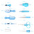 Jelly Comb Baby Grooming Kit, Baby Care Items, Baby Care Essentials Set, Baby Supplies Set, Portable Baby Care Kit, Safety Cutter Baby Nail Kit(blue)