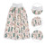 Nuolux 1pc Baby High-waist Nappy Skirt Cartoon Diaper Skirt Training Nappy Skirt
