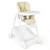 Baby Convertible Folding Adjustable High Chair W/wheel Tray Storage Basket Beige