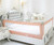 3 Set Of Queen Size Bed Safety Bed Guardrail Bed Fence For Children, Toddlers, Infants-pink Color