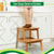 Syngar Step Stool For Kids, Wooden Two Step Children's Stool, Bathroom Potty Stool & Kitchen Step Stool For Toddlers' Home Use, Natural Color, D6499