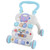 Baby Walker, Develop Coordination Speed Control Wheels Comfortable Handle Baby Stand Learning Walker  For Outdoors Blue