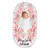 Funkiy Baby Moses Basket Sheet Printing Mini Cradle Bedding Protector Crib Pad Cover