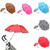 Wrea Kids Baby Sun Shade Universal Umbrella Parasol Pram Pushchair Stroller Buggy