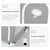 Baby Playpen, Playards For Babies, 47 X 47 X 26.5in Toddlers Sturdy Safety Big Kids Activity Center With Gate Anti-slip Suckers Tear-resistant Mesh
