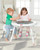 Fsxuolipi  Baby Activity Center: Interactive Play Center With 3-stage Grow-with-me Functionality, 4mo+, Silver Lining Cloud