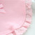 Stibadium Baby Girl Snap Button Bibs Cotton Cute Bow Lace Bibs Waterproof Saliva Towels,pink
