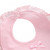 Stibadium Baby Girl Snap Button Bibs Cotton Cute Bow Lace Bibs Waterproof Saliva Towels,pink