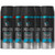 6 Pack Axe Ice Chill For Men Deodorant Body Spray, 150ml (5.07 Oz)