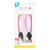 Bumkins Toddler Fork And Spoon Set, Stainless Steel & Silicone For 18 Mos+ (pink)