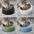 200ml Pet Cat Bowl Raised No Slip Stainless Steel Tilted Feeder Bowls New Pet Supplies