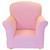 Toddler Rocker In Baby Pink Cotton