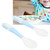 Baby Spoon Fork Set, Reliable Non Slip Handle Toddlers Feeding Training Tableware Set  For Develop Baby's Grasp Training For Develop Hand-eye Coordination Blue