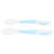 Baby Spoon Fork Set, Reliable Non Slip Handle Toddlers Feeding Training Tableware Set  For Develop Baby's Grasp Training For Develop Hand-eye Coordination Blue