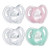 Tommee Tippee Ultra-light Silicone Pacifier, Symmetrical One-piece Design, Bpa-free Silicone Binkies, 0-6m, 4-count