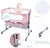 Lamberia 3 In 1 Bassinet For Baby, Easy Folding Sleeper With Mattress Included, Baby Girl (pink)