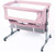 Lamberia 3 In 1 Bassinet For Baby, Easy Folding Sleeper With Mattress Included, Baby Girl (pink)