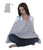 Lk Baby Breastfeeding Nursing Cover Apron Privacy Cover Pumping Supplies For New Moms With Matching Travel Pouch Multi Use Lightweight Soft Cotton - Great Baby Shower Gift In Gray